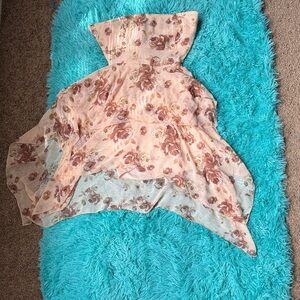 Forever 21 Beige and Brown Floral Dress